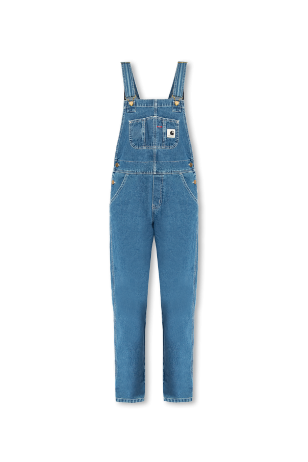 Niebieski Jeansowe ogrodniczki Carhartt WIP Vitkac Polska